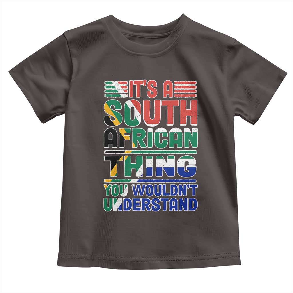 South Africa Flag Baby Shirt Funny It's A South African Thing You Wouldn't Understand