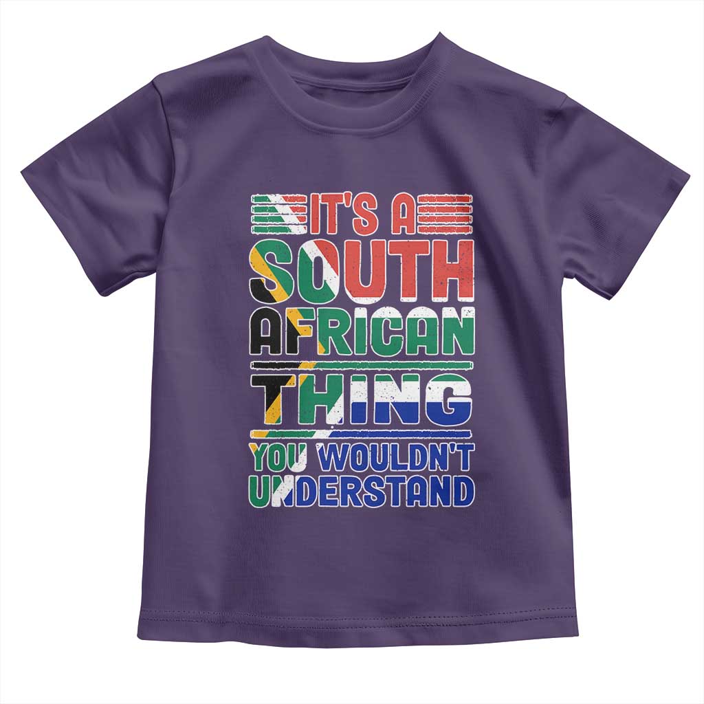 South Africa Flag Baby Shirt Funny It's A South African Thing You Wouldn't Understand