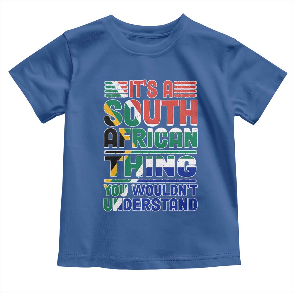 South Africa Flag Baby Shirt Funny It's A South African Thing You Wouldn't Understand