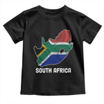 South Africa Pride Baby Shirt South African Flag Map