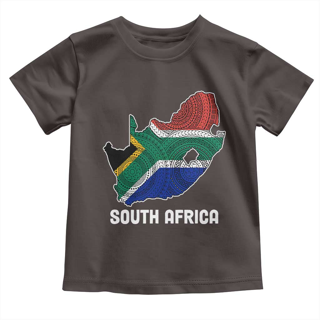 South Africa Pride Baby Shirt South African Flag Map
