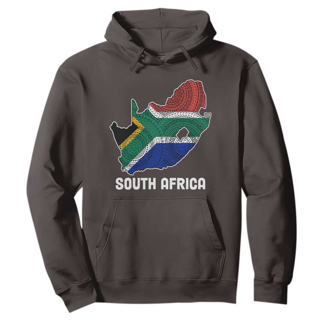 South Africa Pride Hoodie South African Flag Map