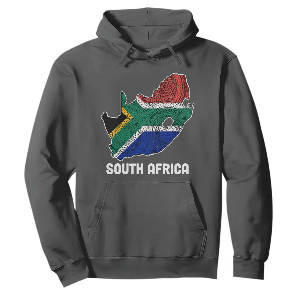South Africa Pride Hoodie South African Flag Map
