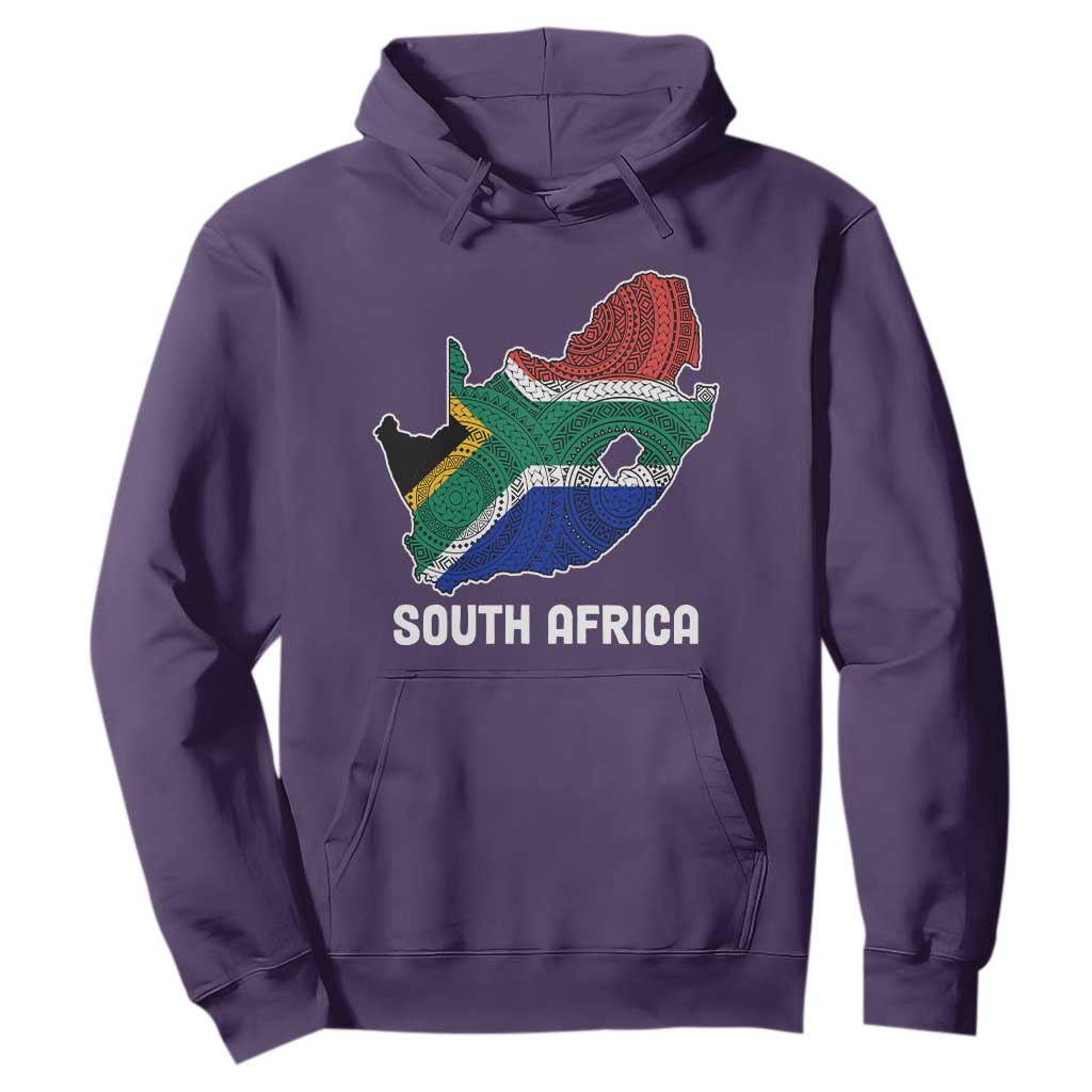 South Africa Pride Hoodie South African Flag Map