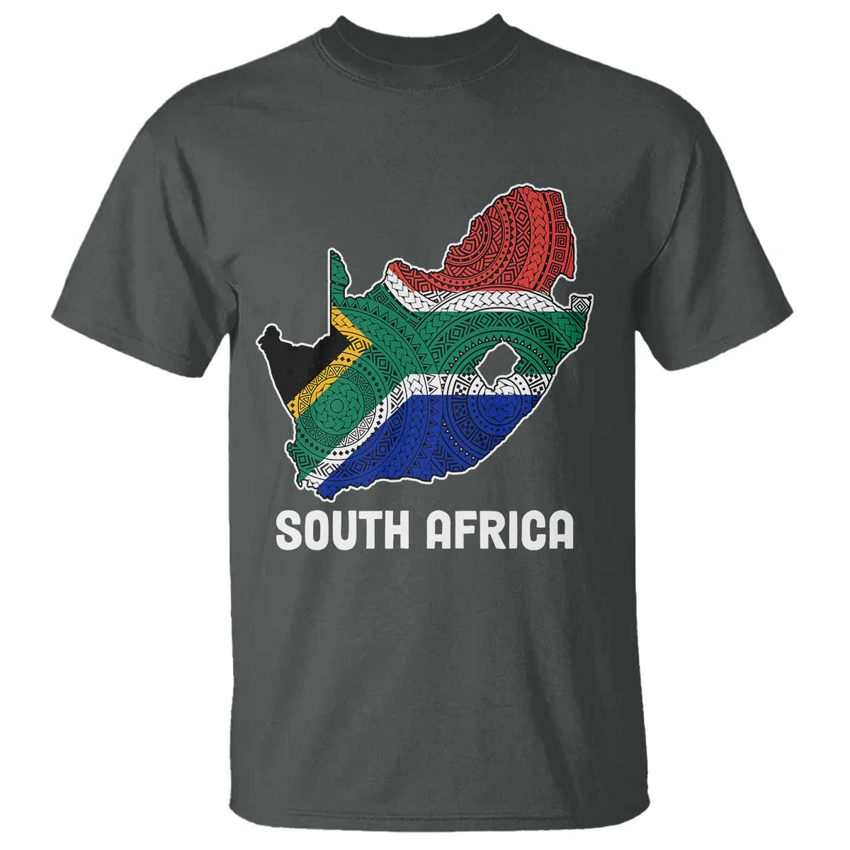 South Africa Pride T Shirt South African Flag Map