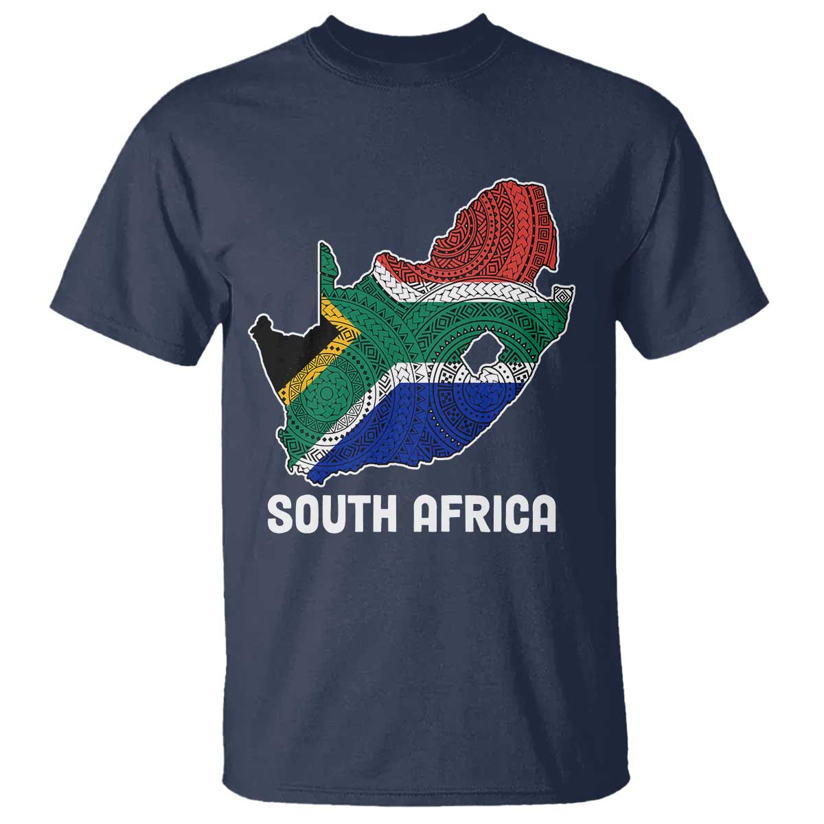 South Africa Pride T Shirt South African Flag Map