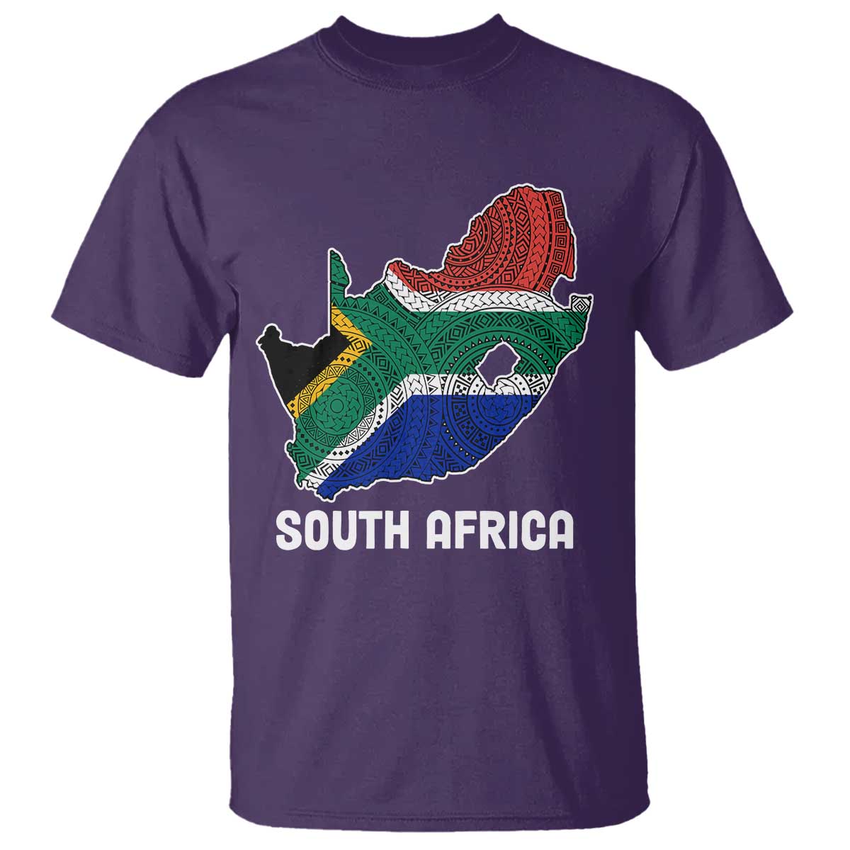 South Africa Pride T Shirt South African Flag Map