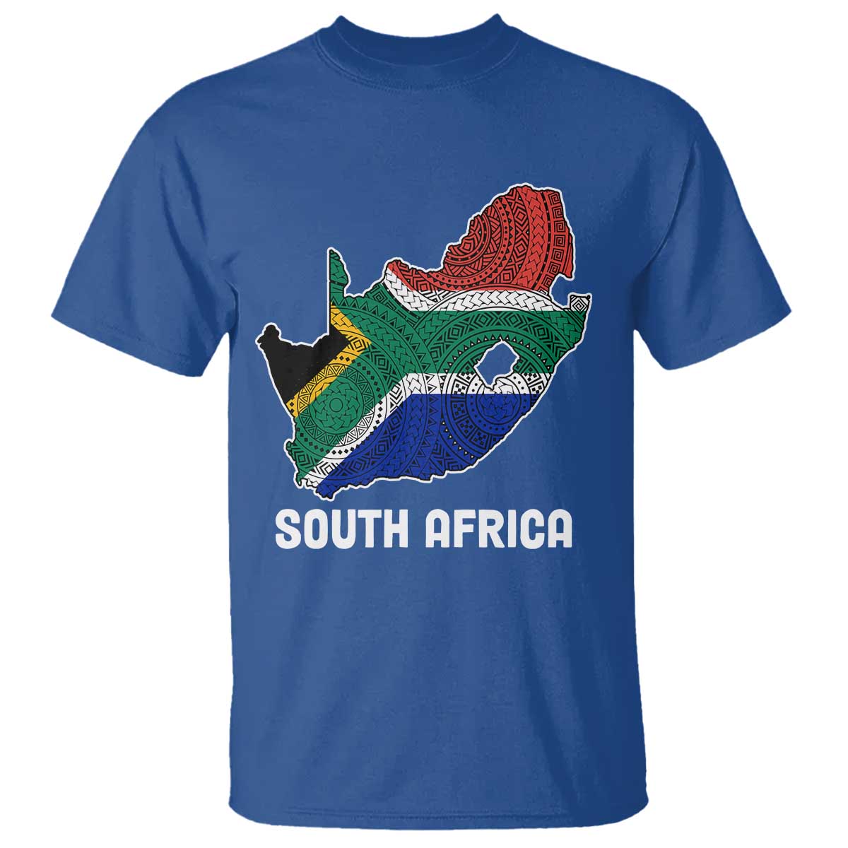 South Africa Pride T Shirt South African Flag Map
