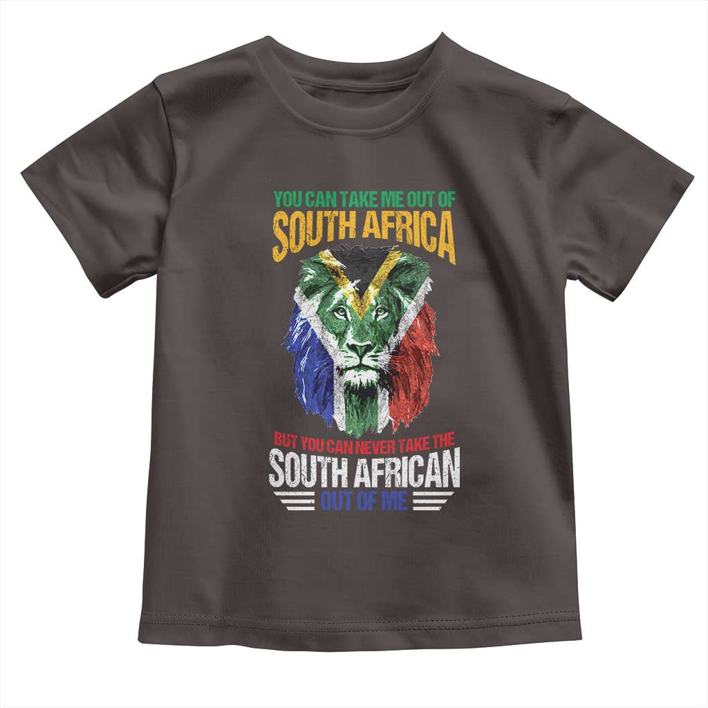South Africa Pride Baby Shirt You Can Never Take The South African Out Of Me