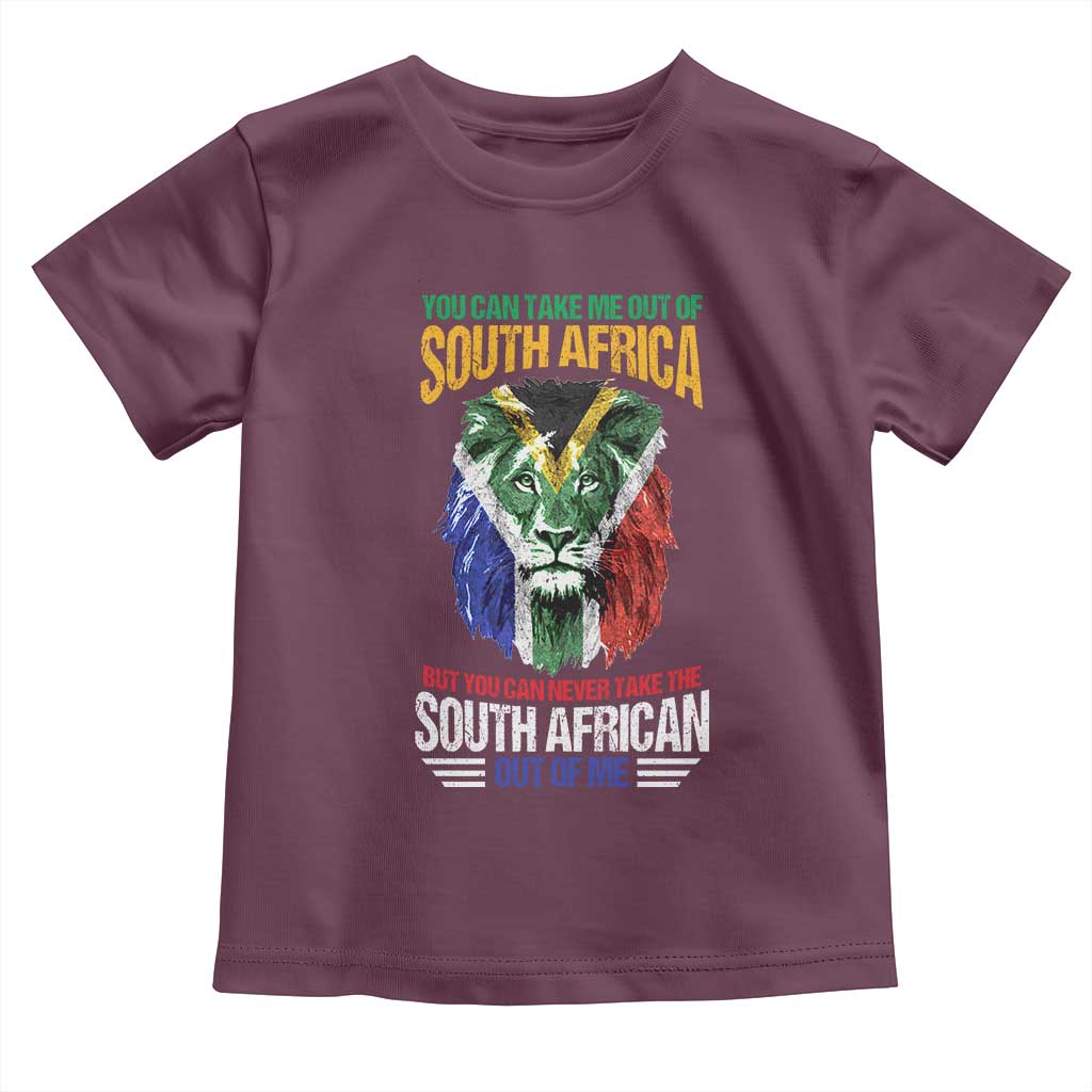 South Africa Pride Baby Shirt You Can Never Take The South African Out Of Me