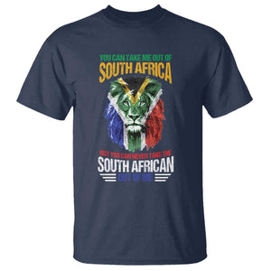 South Africa Pride T Shirt You Can Never Take The South African Out Of Me