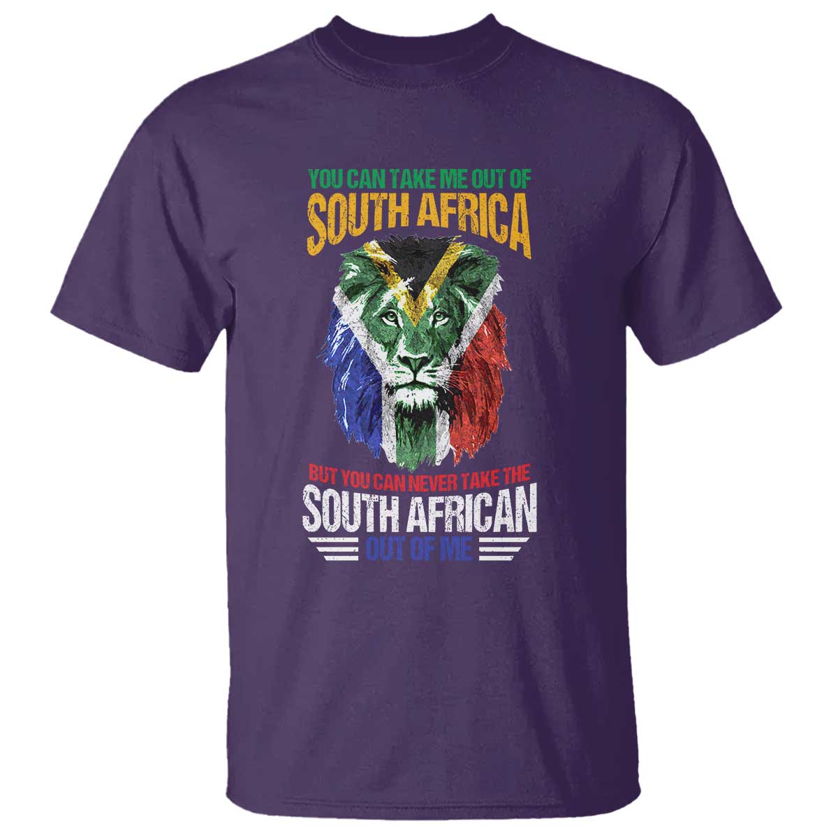 South Africa Pride T Shirt You Can Never Take The South African Out Of Me