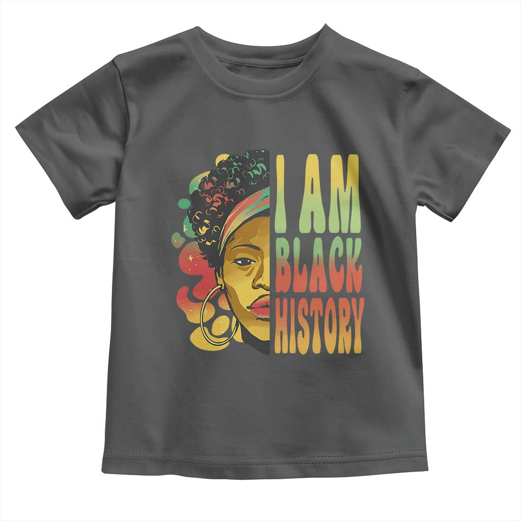 I Am Black History Baby Shirt Afro Black Woman African American Pride