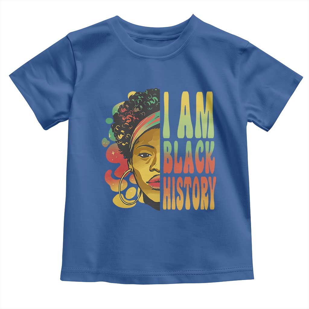 I Am Black History Baby Shirt Afro Black Woman African American Pride