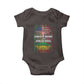 African American Roots Baby Onesie American Grown With African Roots US Flag Tree