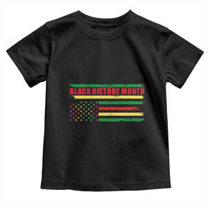 Black History Month Baby Shirt African American Pride US Flag