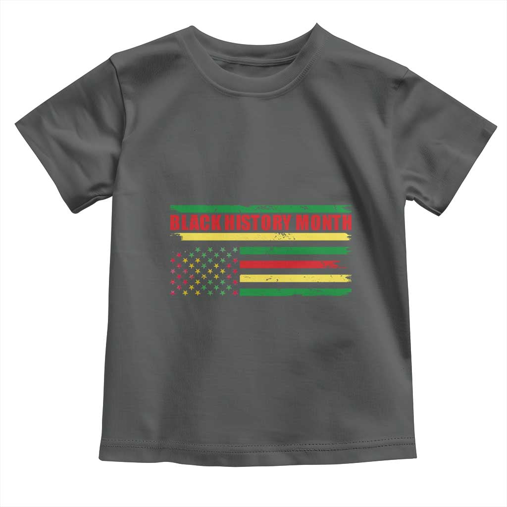 Black History Month Baby Shirt African American Pride US Flag