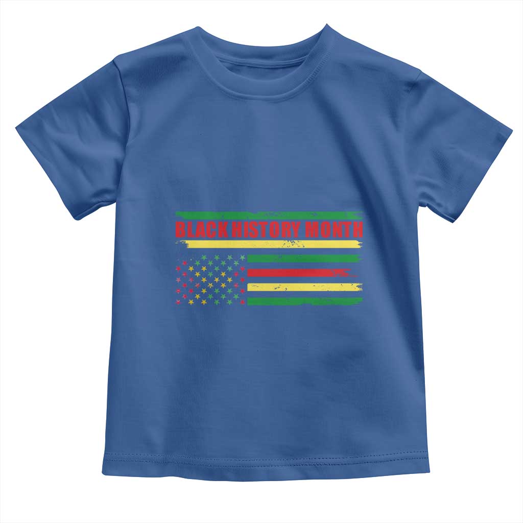 Black History Month Baby Shirt African American Pride US Flag