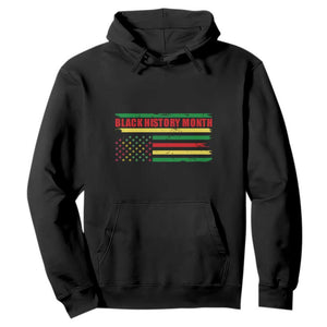 Black History Month Hoodie African American Pride US Flag
