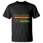 Black History Month T Shirt African American Pride US Flag