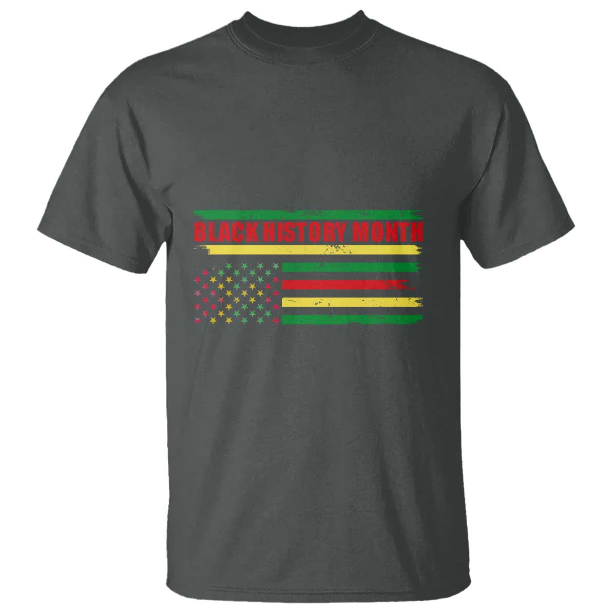 Black History Month T Shirt African American Pride US Flag