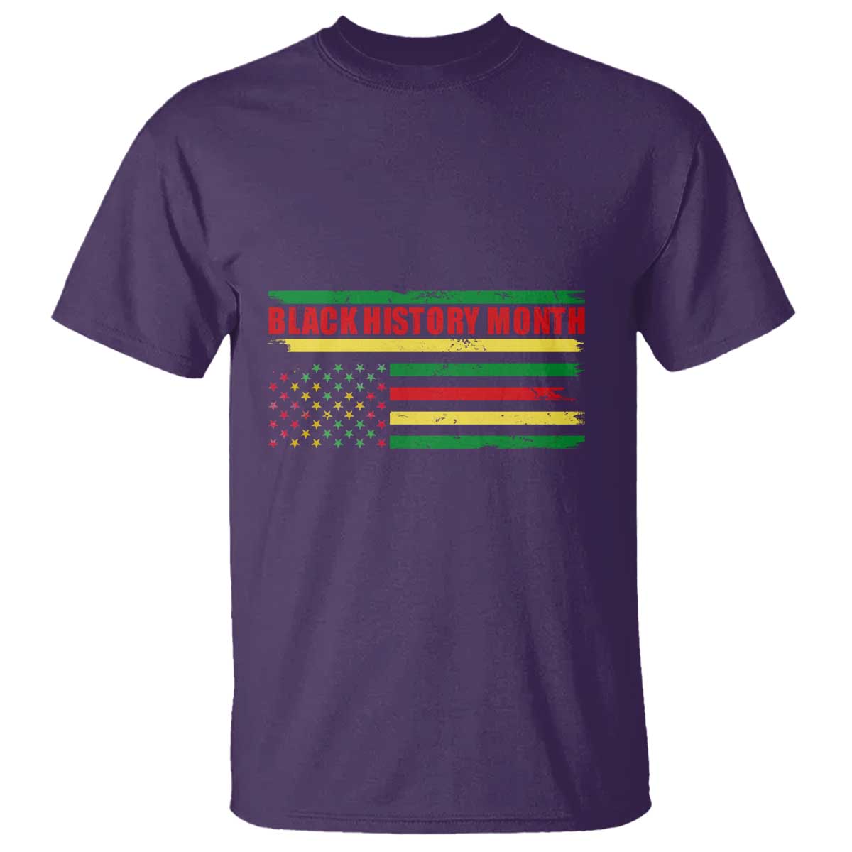 Black History Month T Shirt African American Pride US Flag