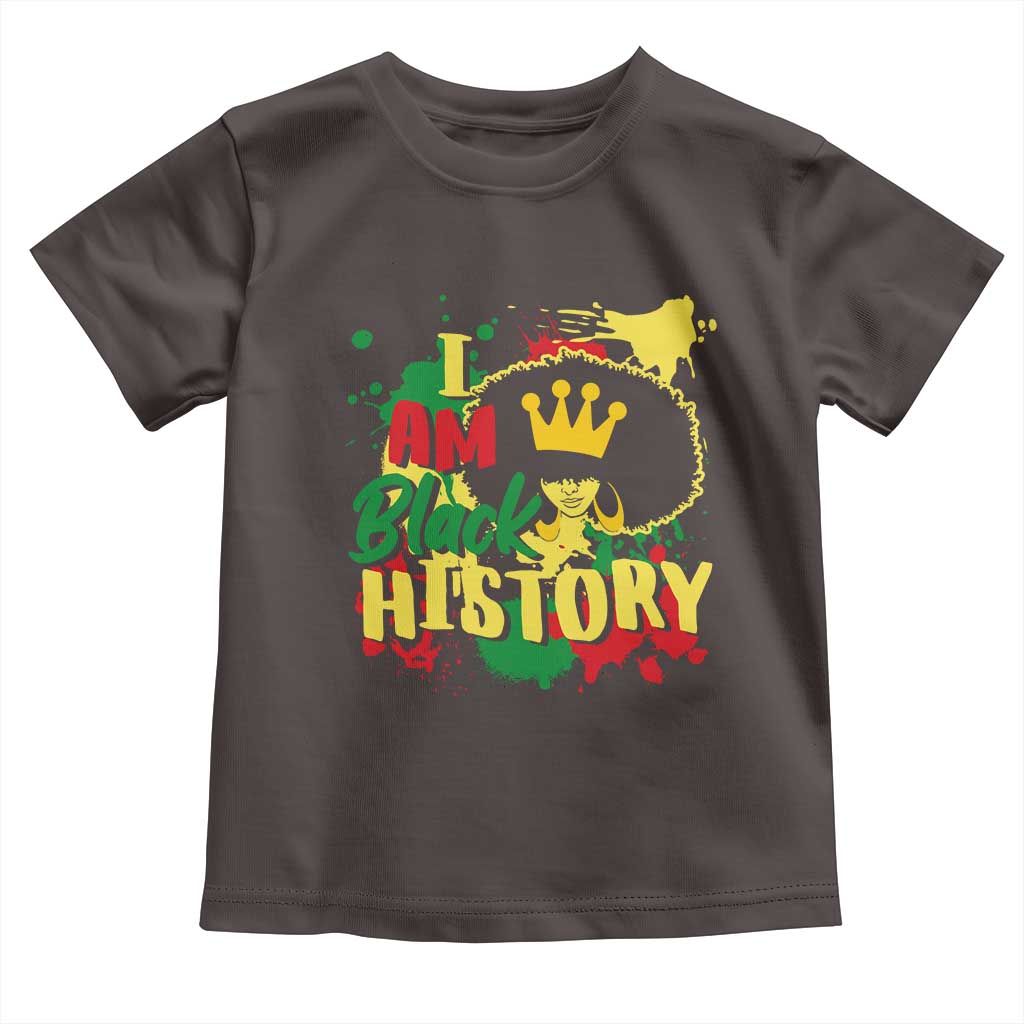 I Am Black History Baby Shirt Afro Queen African American Pride