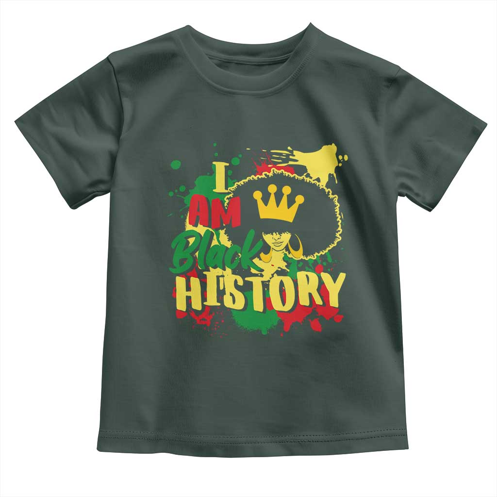 I Am Black History Baby Shirt Afro Queen African American Pride