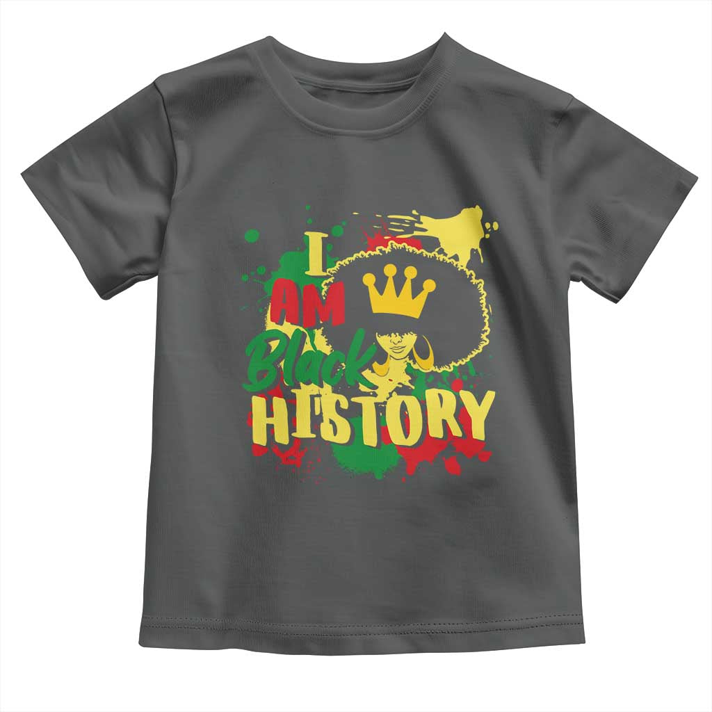 I Am Black History Baby Shirt Afro Queen African American Pride