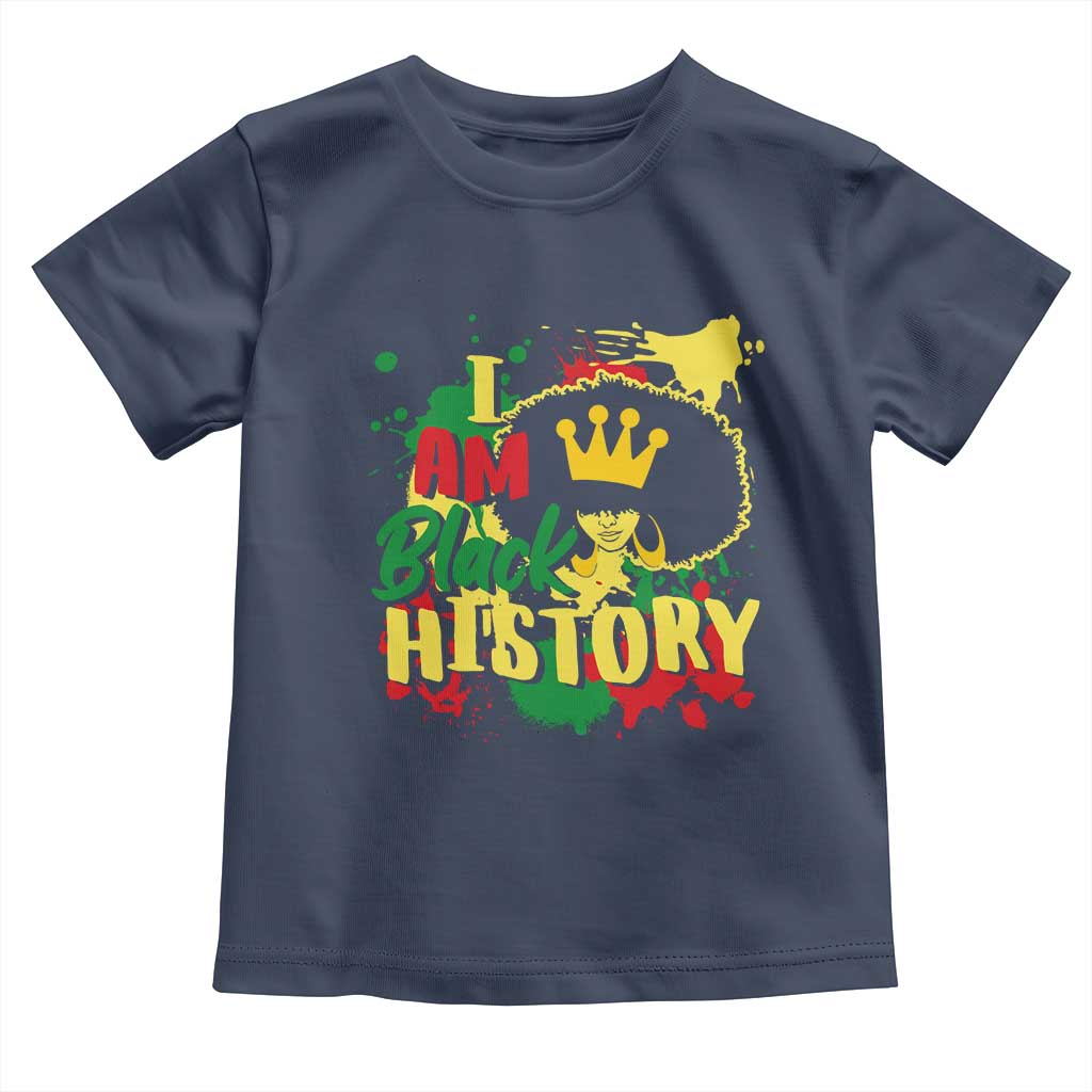 I Am Black History Baby Shirt Afro Queen African American Pride