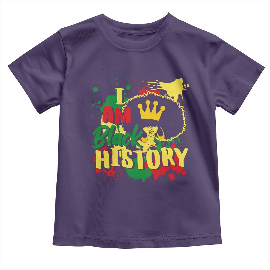 I Am Black History Baby Shirt Afro Queen African American Pride