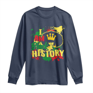 I Am Black History Long Sleeve Shirt Afro Queen African American Pride