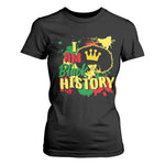 I Am Black History T Shirt For Women Afro Queen African American Pride