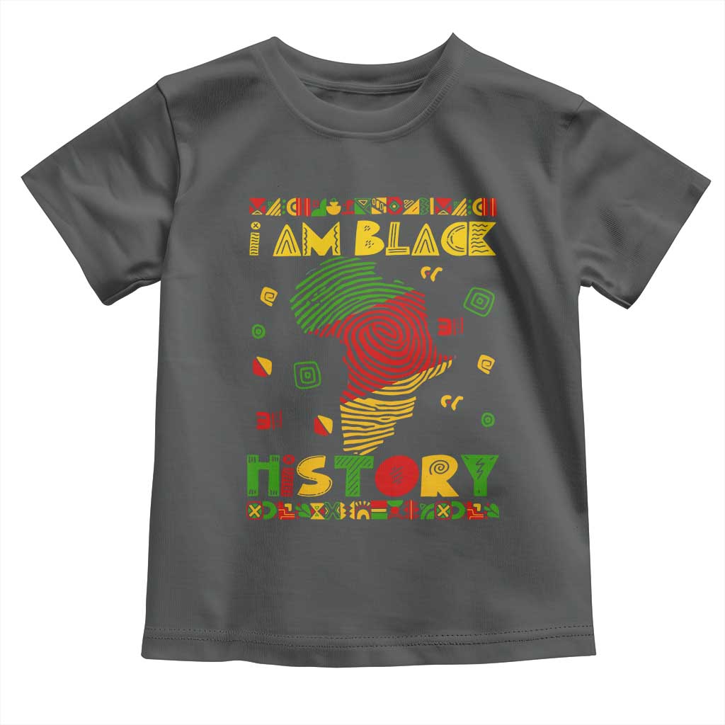I Am Black History Baby Shirt African American Pride Kente