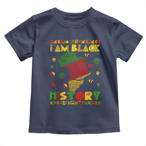 I Am Black History Baby Shirt African American Pride Kente