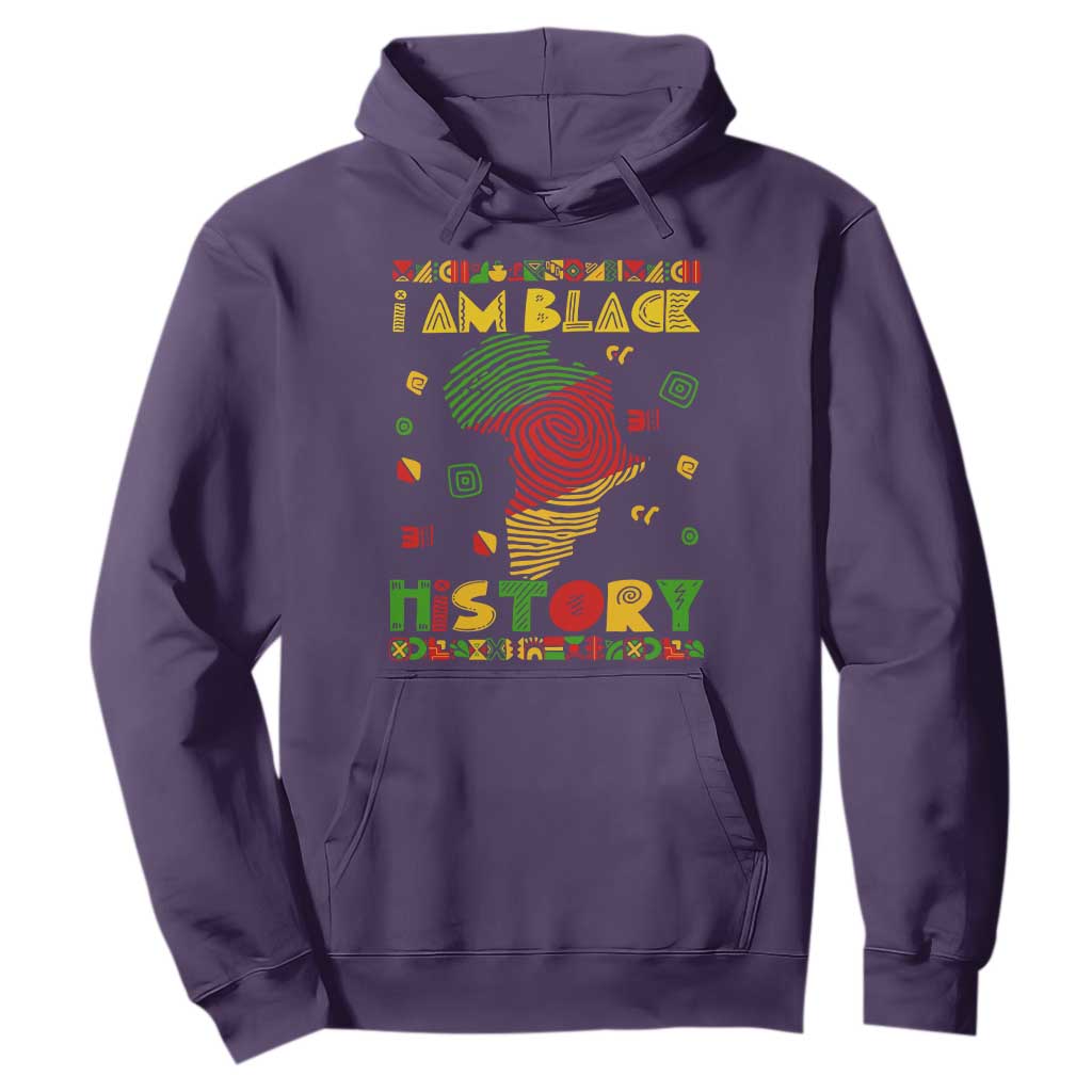 I Am Black History Hoodie African American Pride Kente