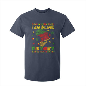 I Am Black History T Shirt For Kid African American Pride Kente