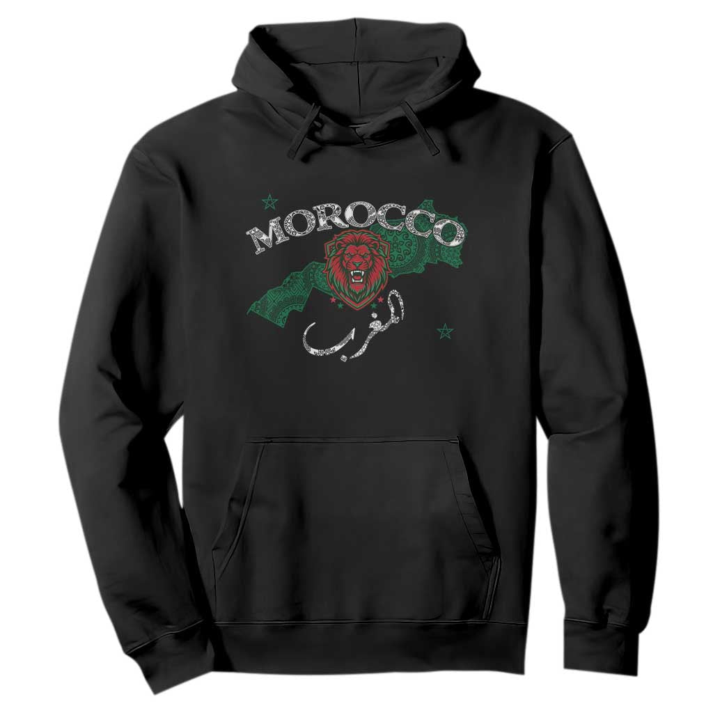 Morocco Lion Maghrib Moroccan Spirit Heritage Hoodie