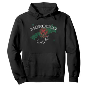 Morocco Lion Maghrib Moroccan Spirit Heritage Hoodie