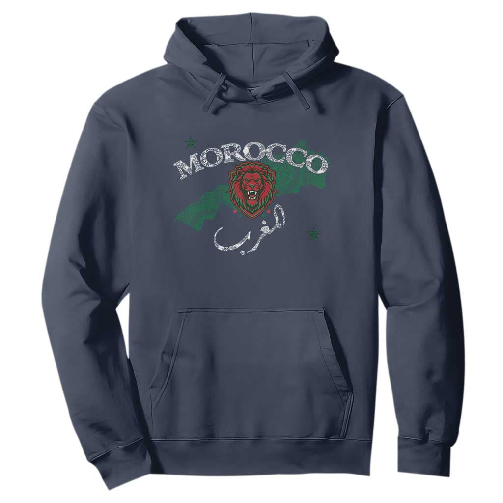 Morocco Lion Maghrib Moroccan Spirit Heritage Hoodie