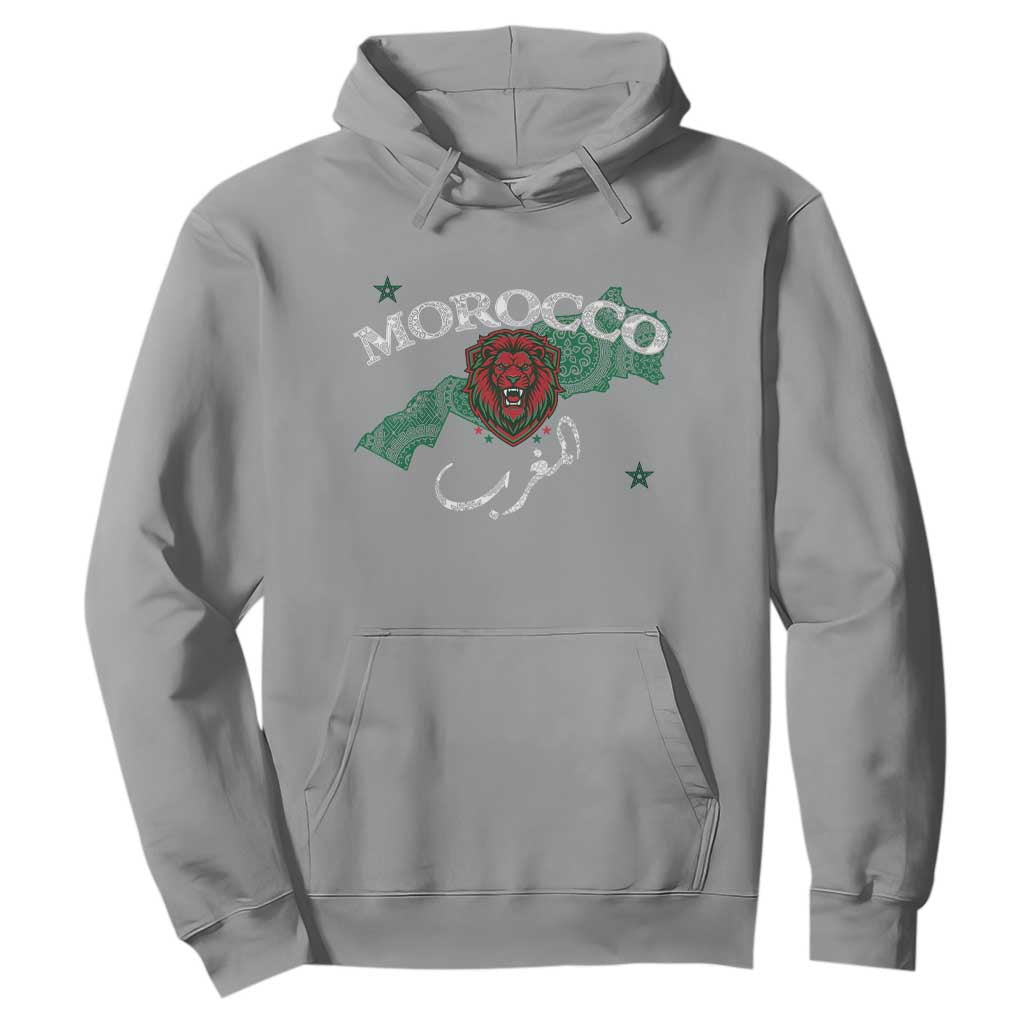 Morocco Lion Maghrib Moroccan Spirit Heritage Hoodie