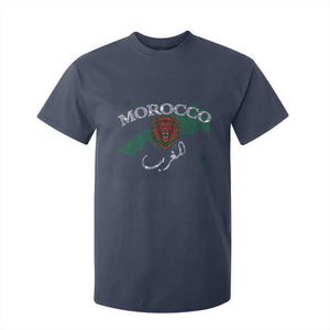 Morocco Lion Maghrib Moroccan Spirit Heritage T Shirt For Kid