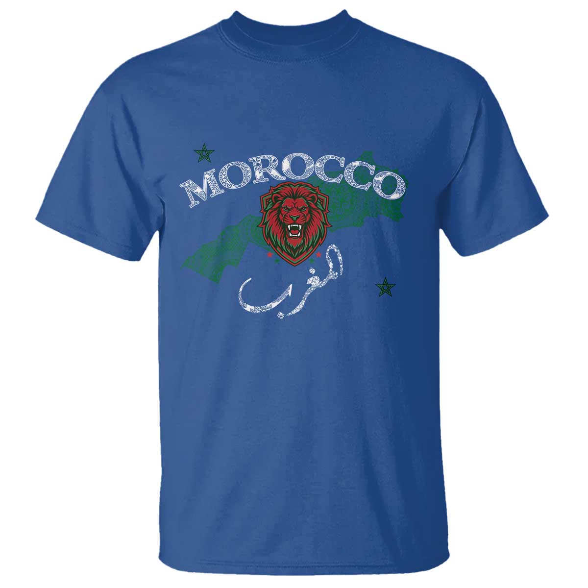 Morocco Lion Maghrib Moroccan Spirit Heritage T Shirt