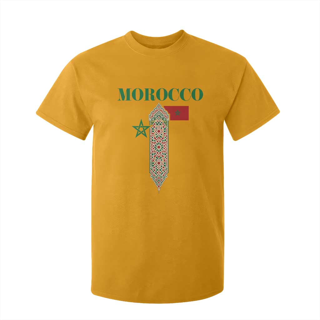 Traditional Moroccan Mosaic Archway Graphic T Shirt For Kid Morocco Architecture Tile Pattern