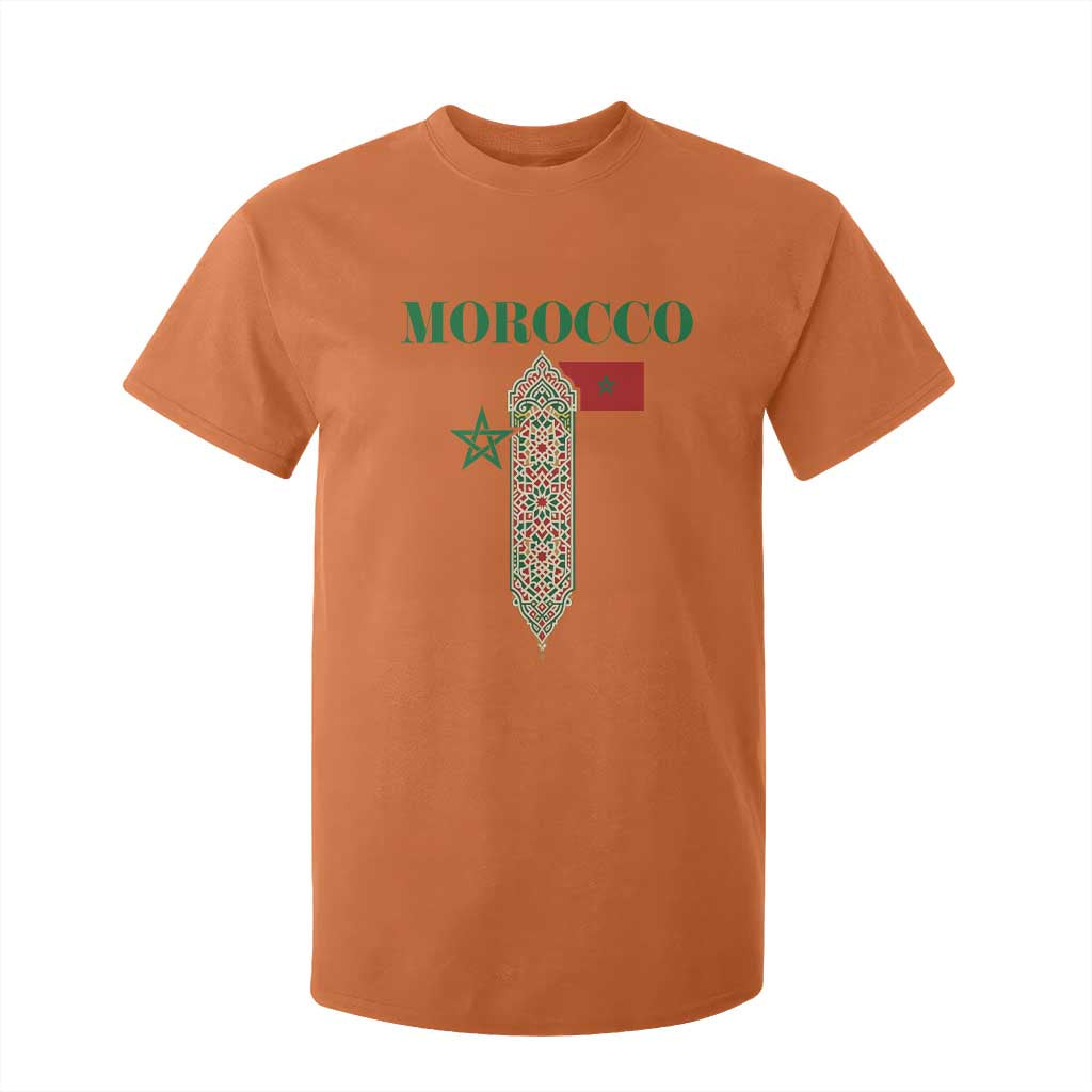 Traditional Moroccan Mosaic Archway Graphic T Shirt For Kid Morocco Architecture Tile Pattern