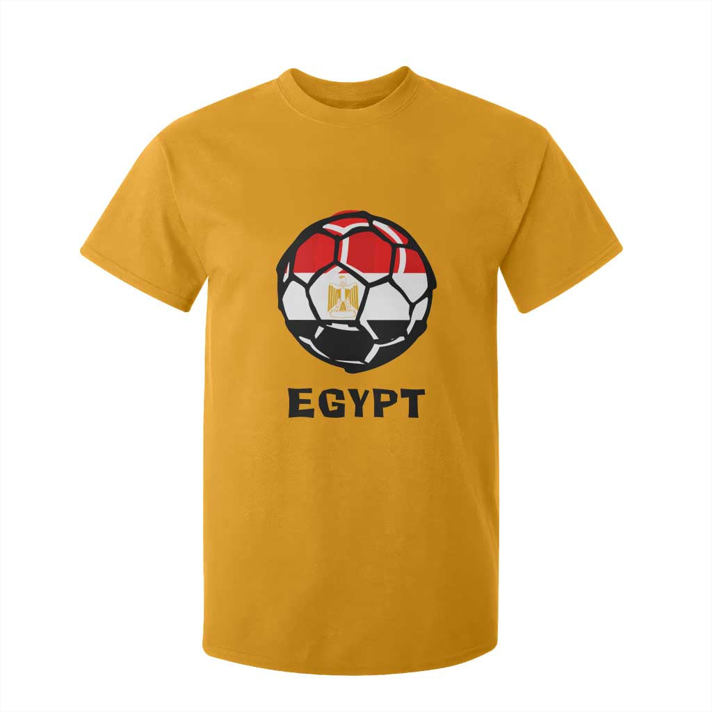 Egyptian Flag Soccer Ball Graphic T Shirt For Kid Egypt Pride Sports Football Fans Match Day