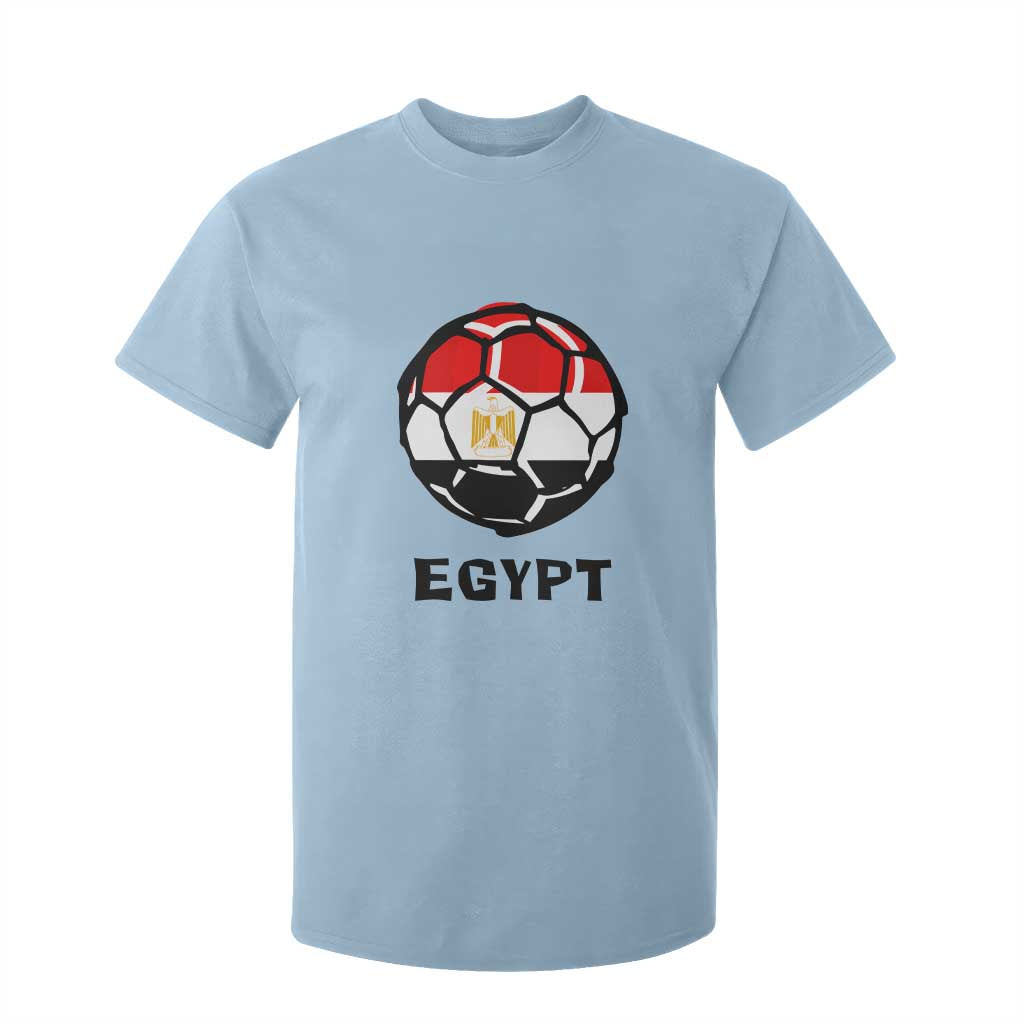 Egyptian Flag Soccer Ball Graphic T Shirt For Kid Egypt Pride Sports Football Fans Match Day