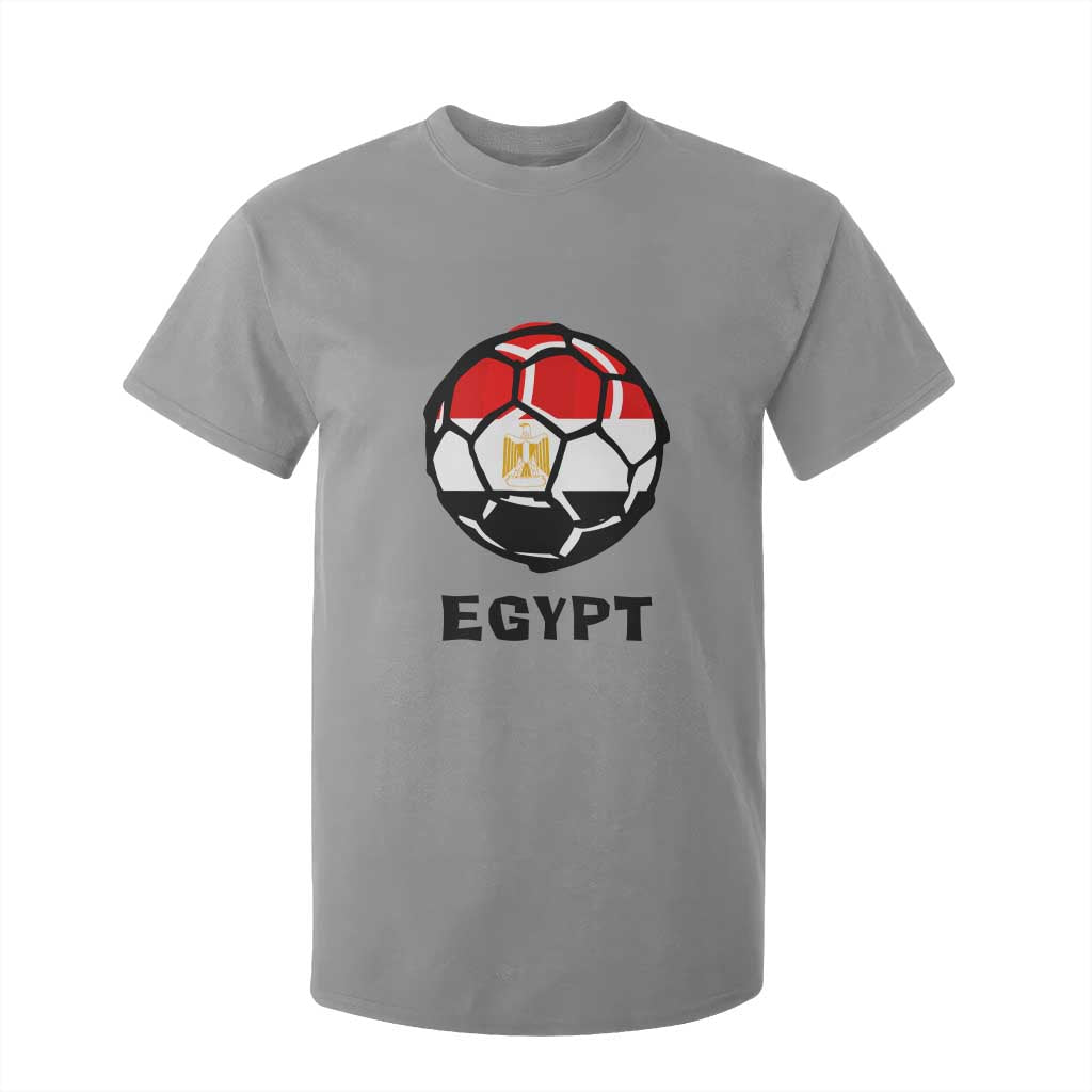 Egyptian Flag Soccer Ball Graphic T Shirt For Kid Egypt Pride Sports Football Fans Match Day