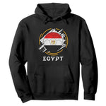 Egyptian Flag Soccer Ball Splatter Graphic Hoodie Egypt Pride Sports Football Fans Match Day
