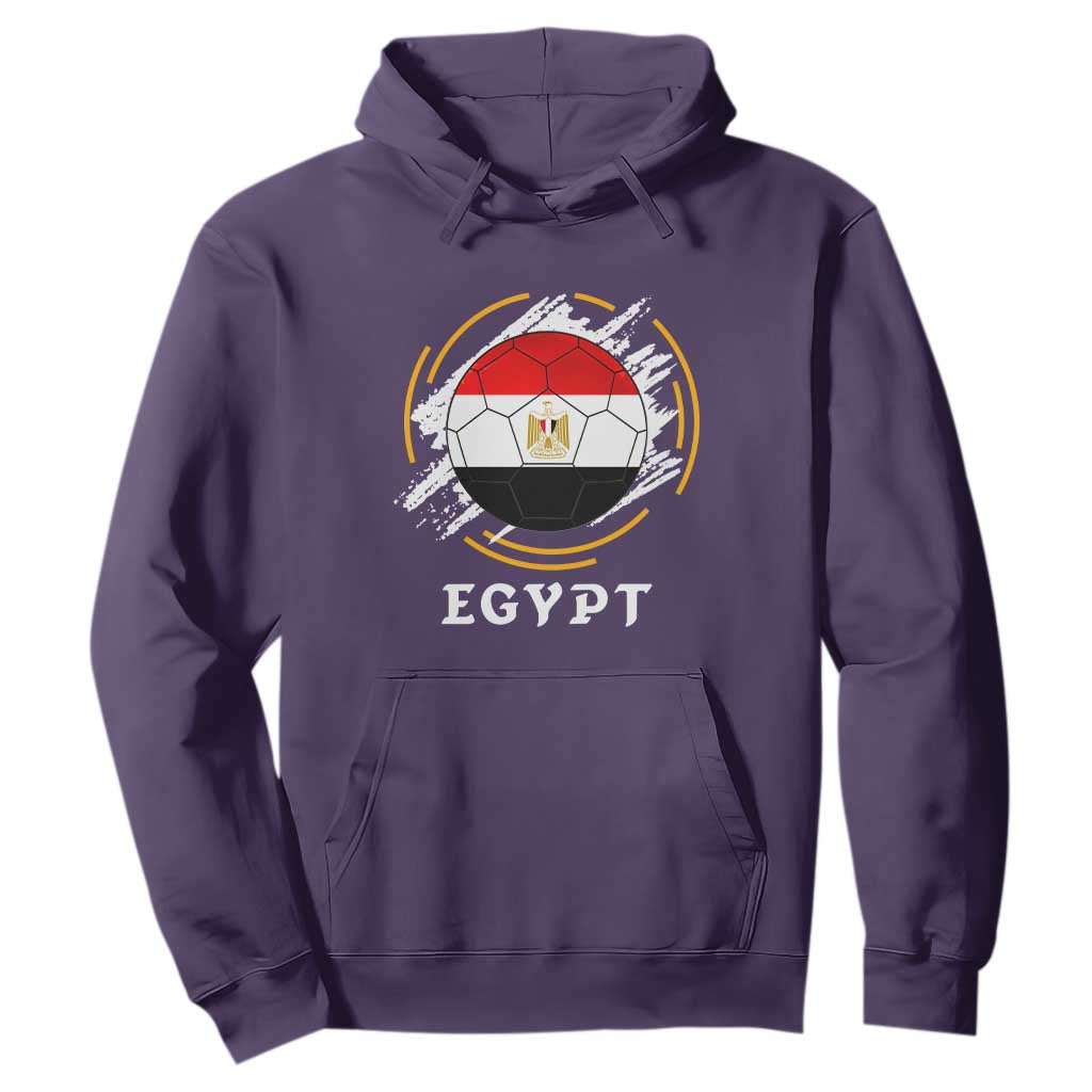 Egyptian Flag Soccer Ball Splatter Graphic Hoodie Egypt Pride Sports Football Fans Match Day